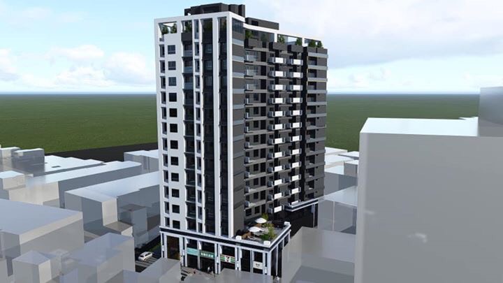 板橋江子翠危老案重建後將成為1幢14層樓的電梯集合住宅