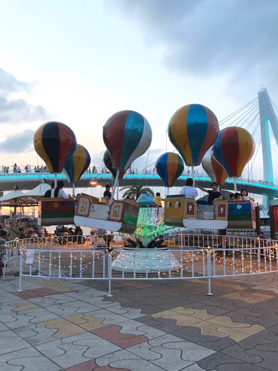 漁人碼頭深受民眾喜愛的熱氣球