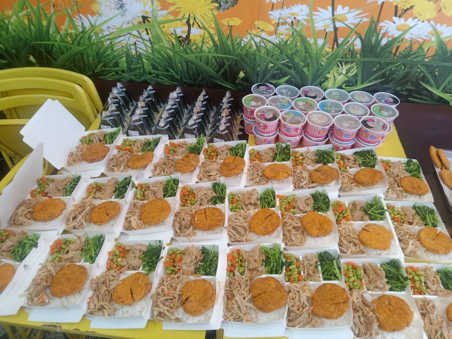 如是我聞素食專賣三峽店 今天提供30個愛心便當