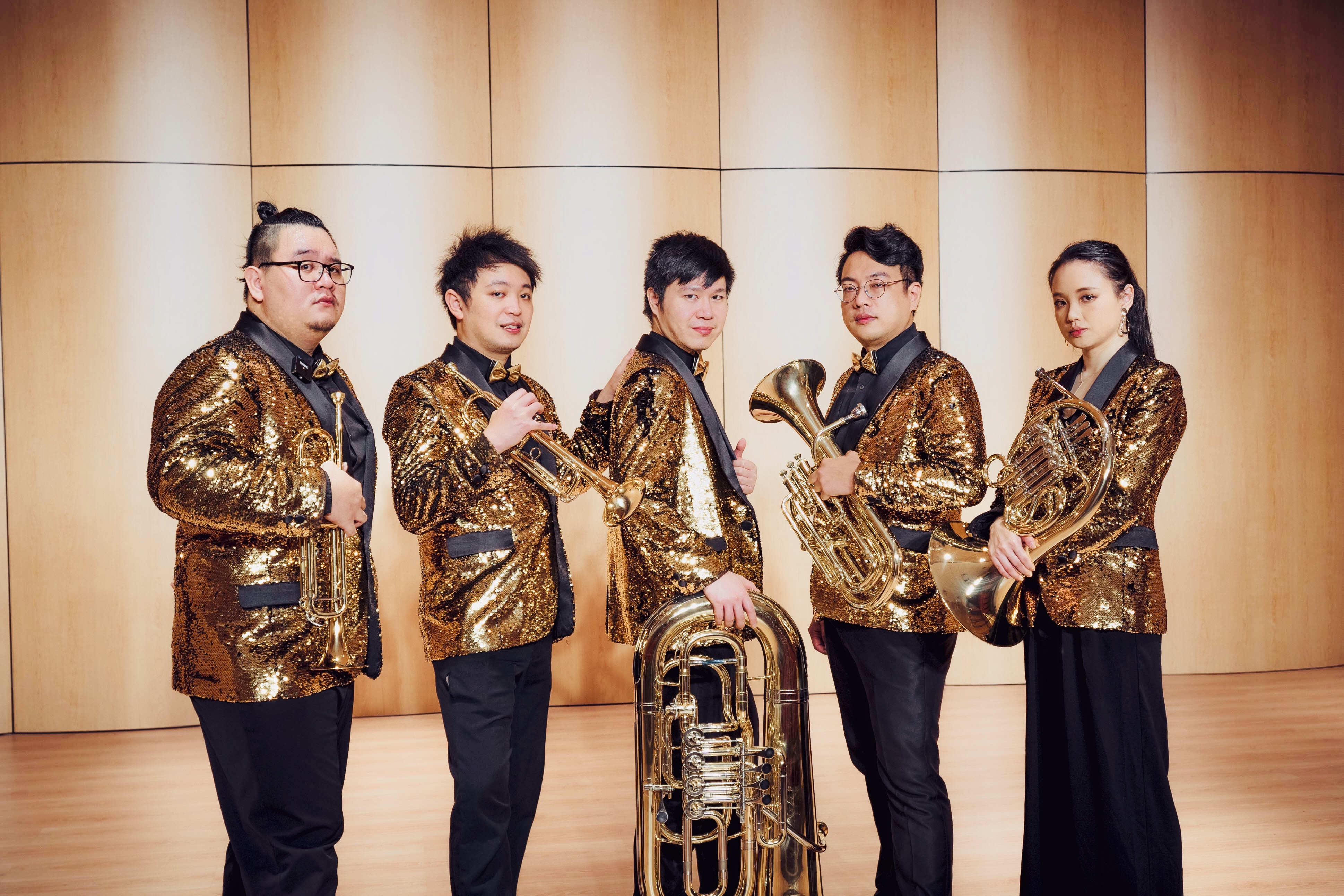 新北2021演奏廳音樂沙龍11月10日演出金喇叭銅管5重奏《台灣土地的歌-我們的成長軌跡》