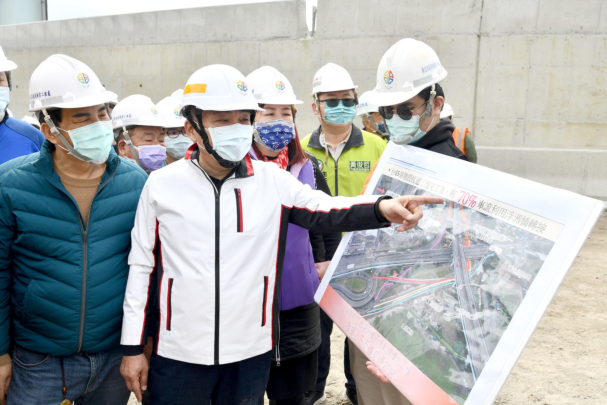 台65線浮洲交流道增設北上、南下匝道工程預計今年7月可以完工。