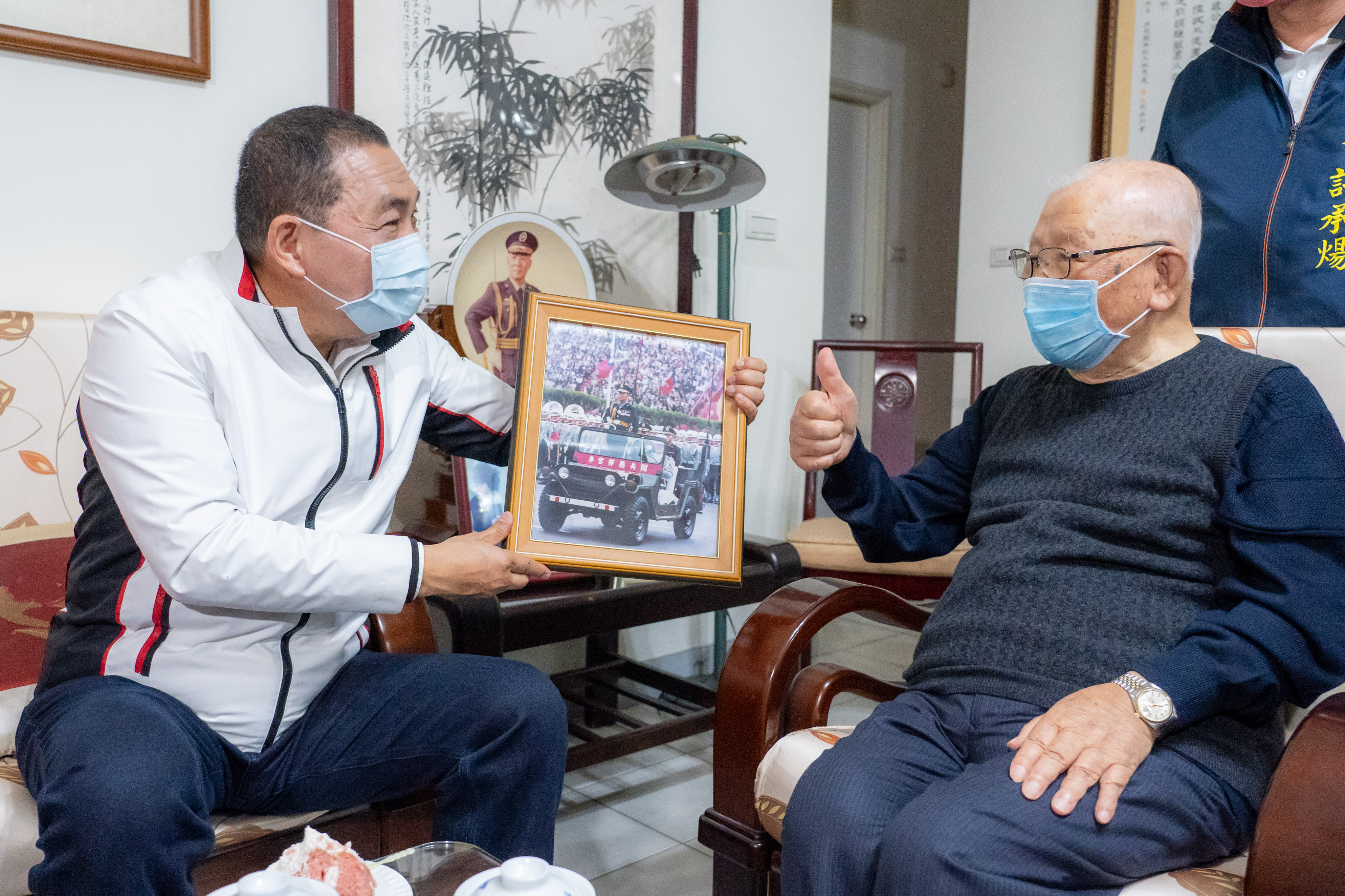 侯友宜市長敬佩許歷農將軍為國家付出勇於捍衛中華民國