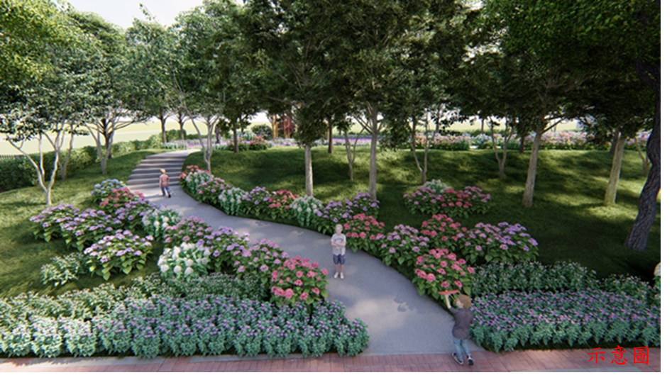 北大污水廠釋出綠地打造花草公園