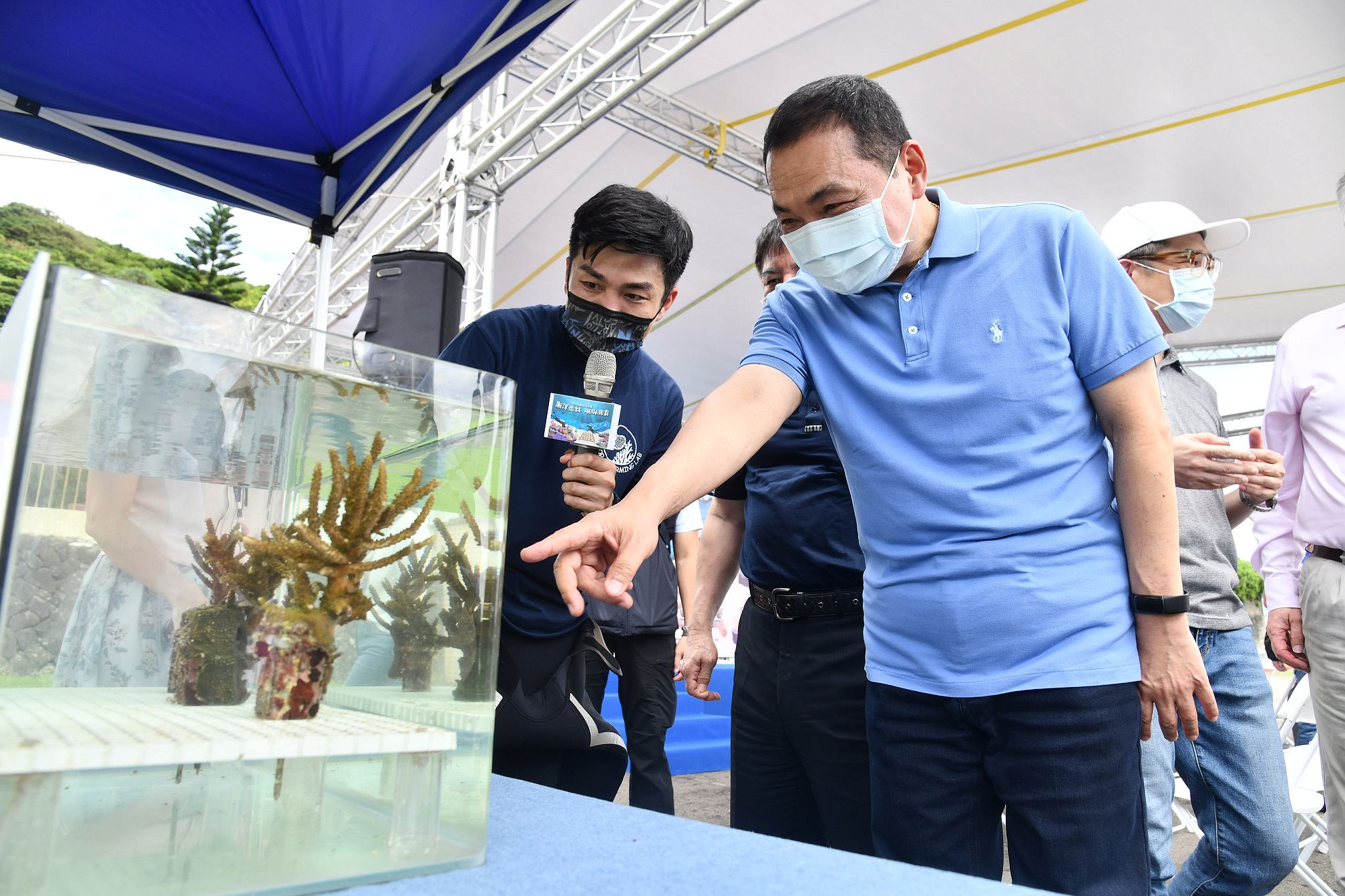 新北市與國立臺灣海洋大學合作推動珊瑚復育計畫，讓海洋生態得以永續。