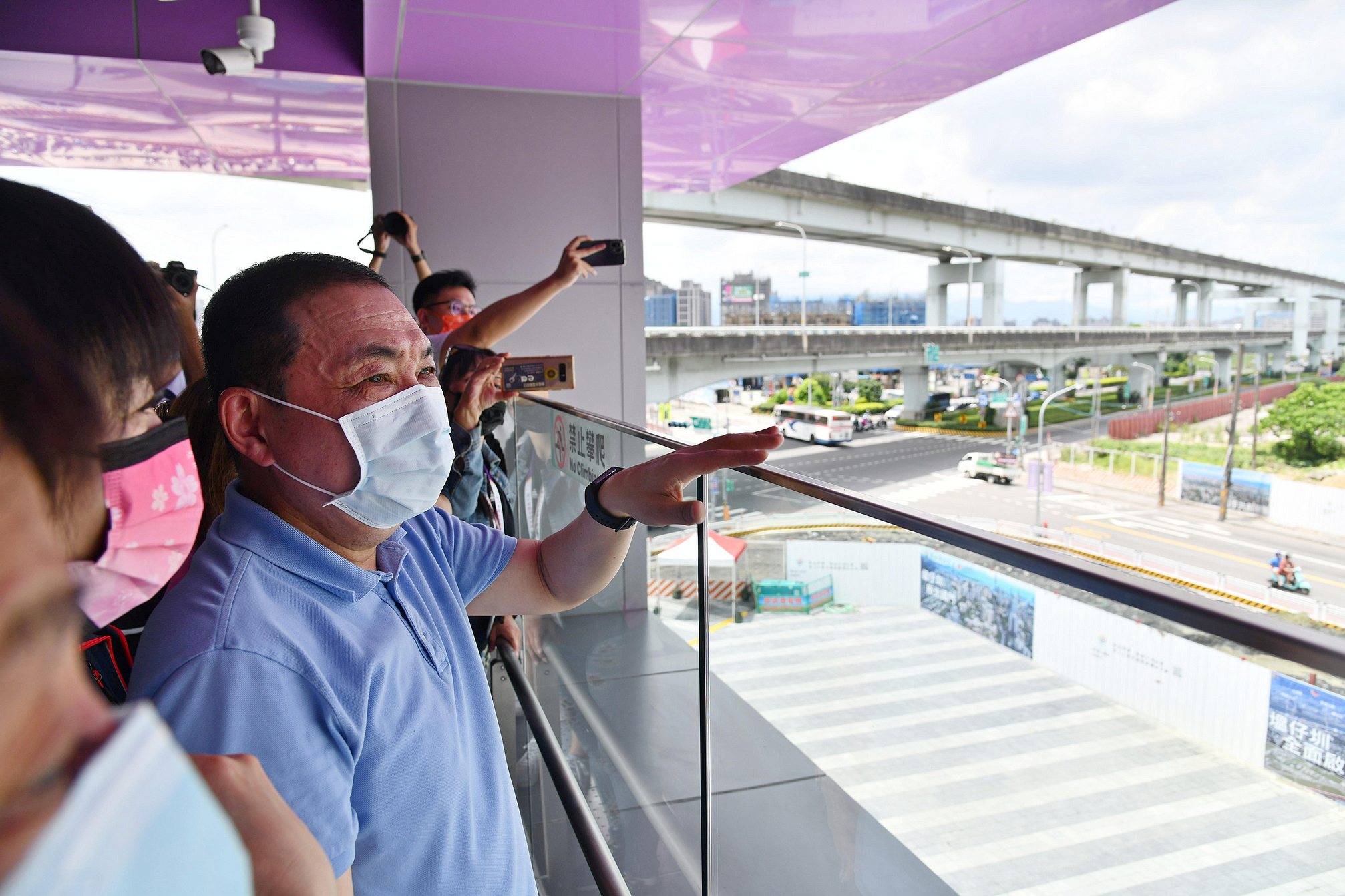 侯友宜市長表示,未來塭仔圳重劃區人口進駐,並銜接五泰輕軌,預期能帶動地方發展。