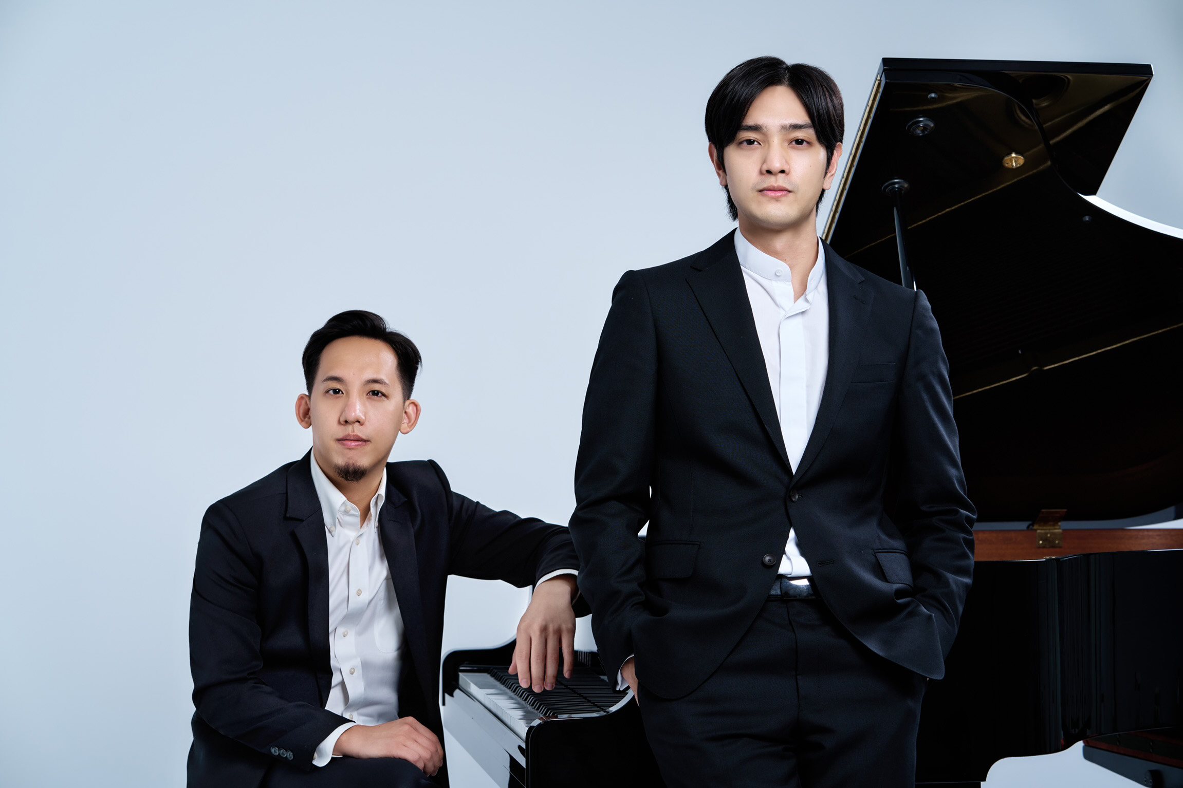 2022樂壇新星鋼琴家王庭悅(左)、男中音陳集安(右)