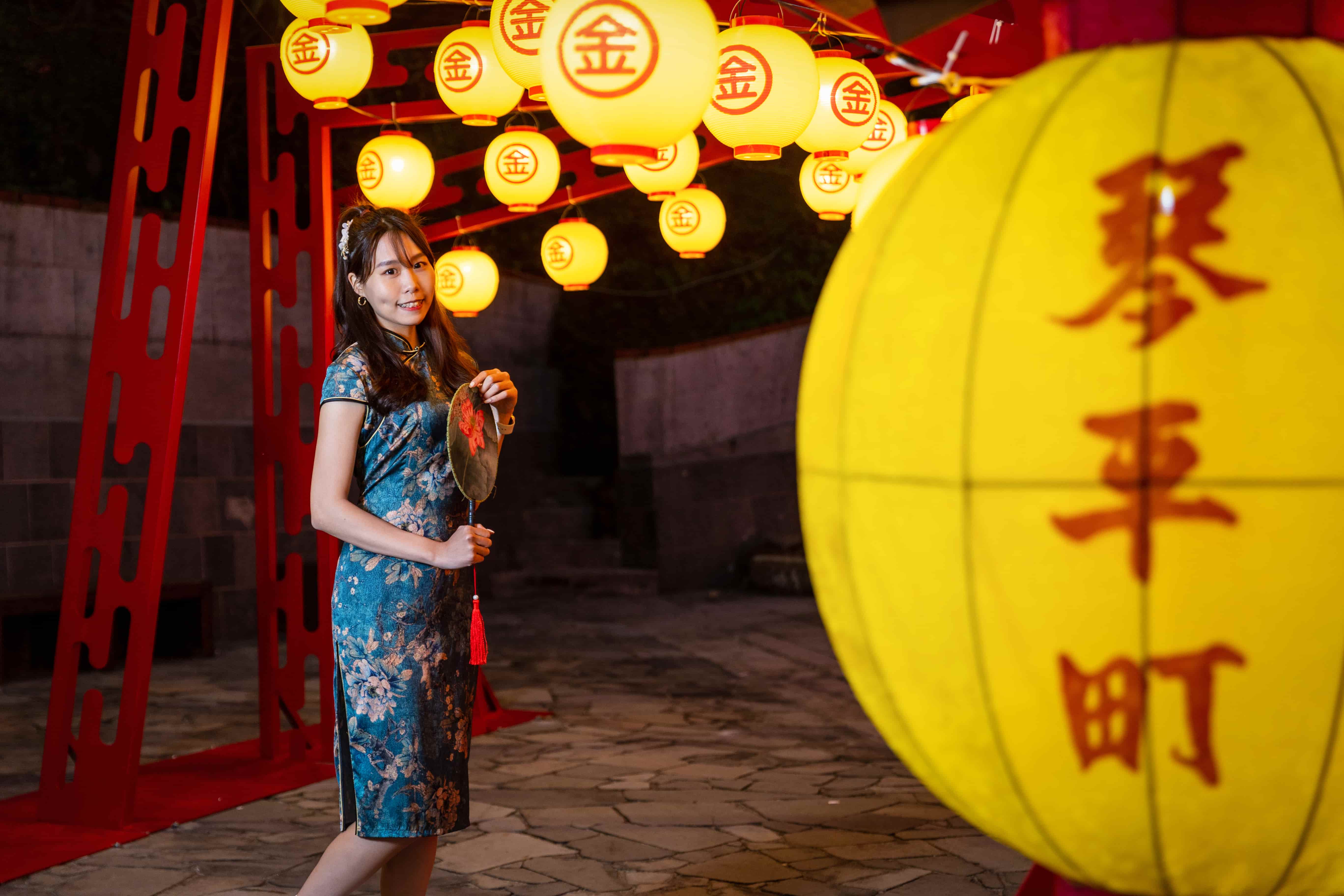 位於五番坑公園的打卡裝置包含日本香川縣琴平町的金燈籠，象徵台日友好情誼