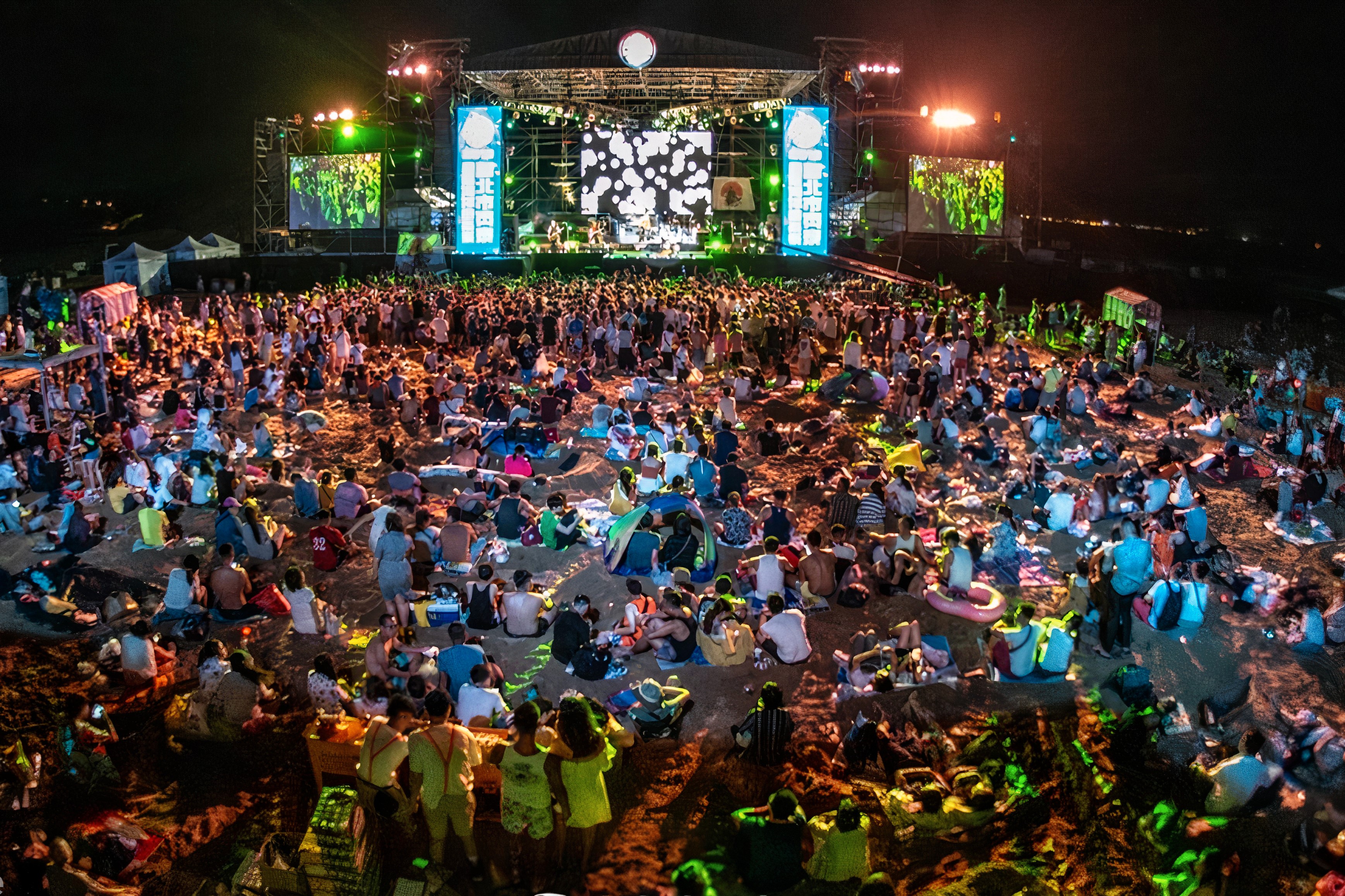 新北市貢寮國際海洋音樂祭活動照。(2018年資料照，照片由存摺攝影提供)