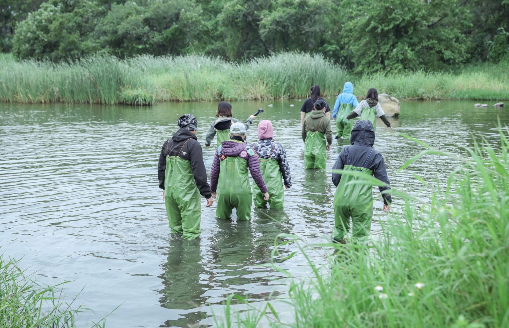 集結青年團隊進行濕地環境監測