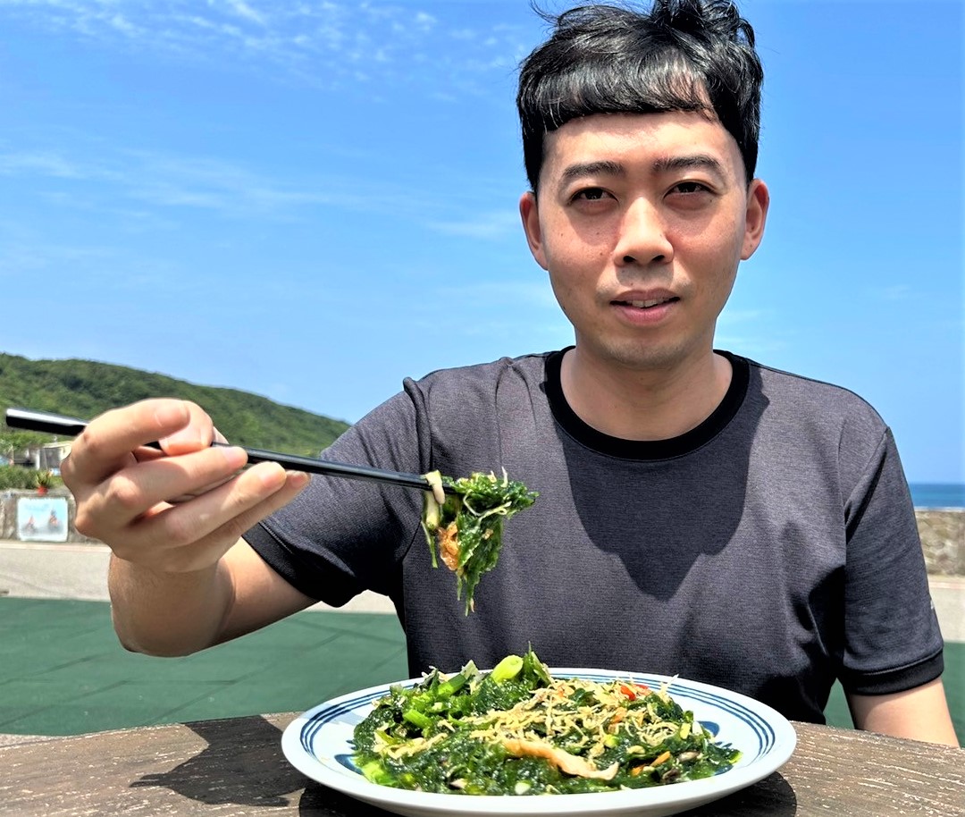 「鮮炒青海菜」海藻獨特的香味及鹹香好滋味(2)