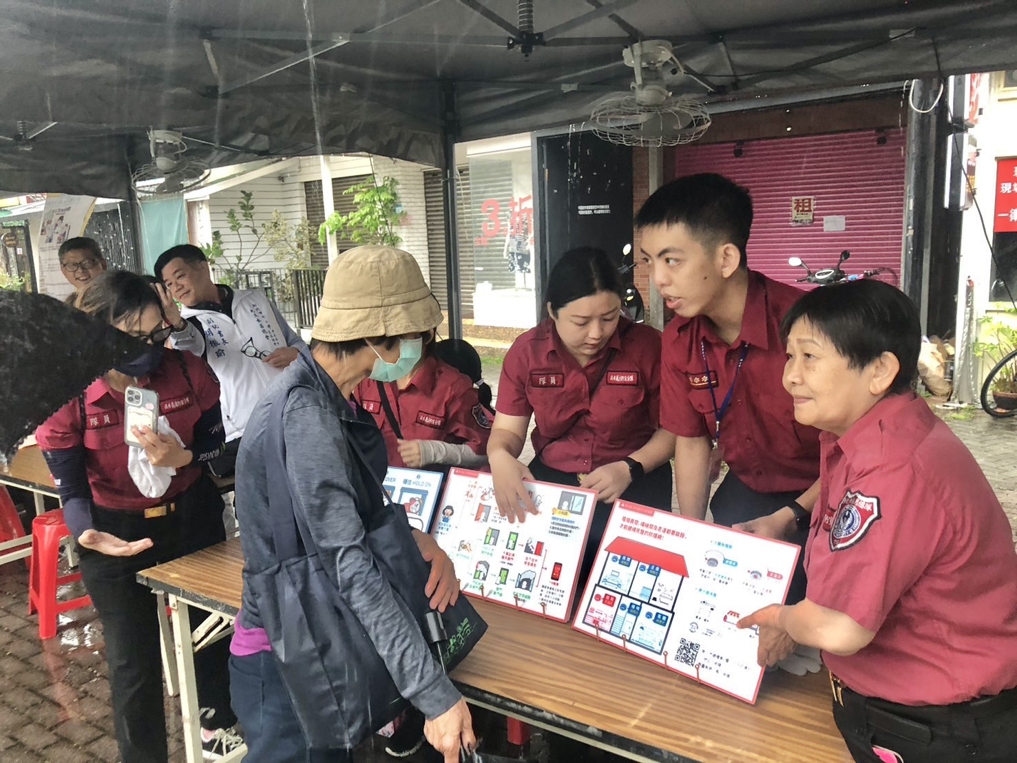 活動結合義診、義剪、防火宣導及居家安全宣導