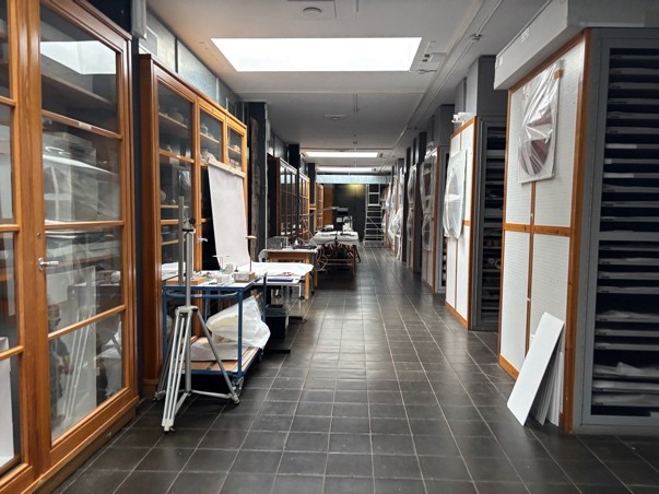 ▲柏林民族學博物館典藏室空間。(圖/新北市政府原民局提供)