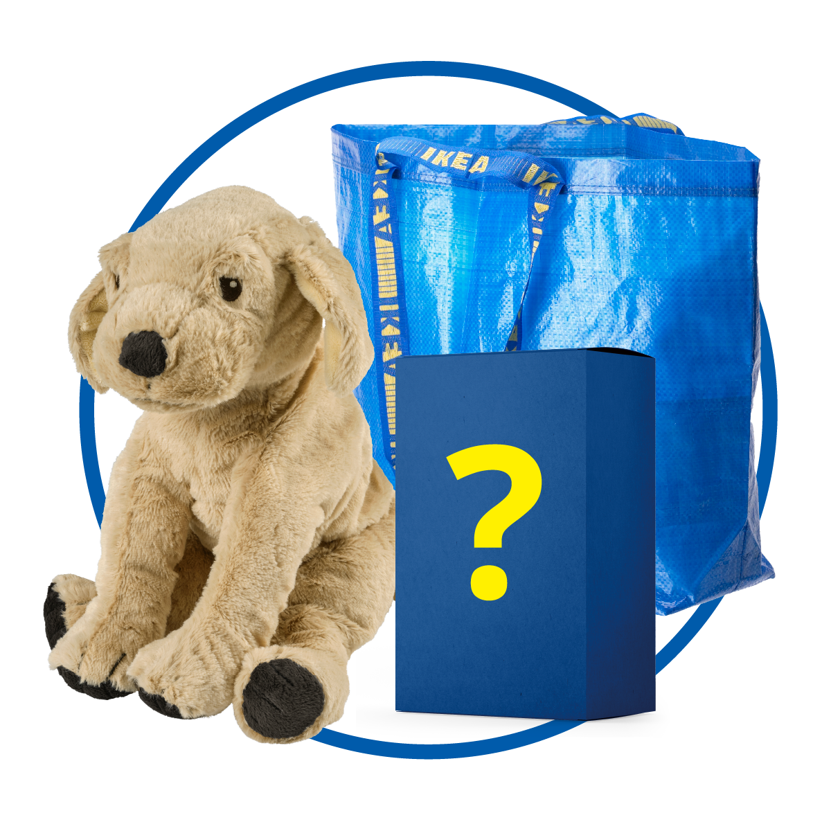 IKEA準備狗娃娃要送給毛寶貝一起做伴。