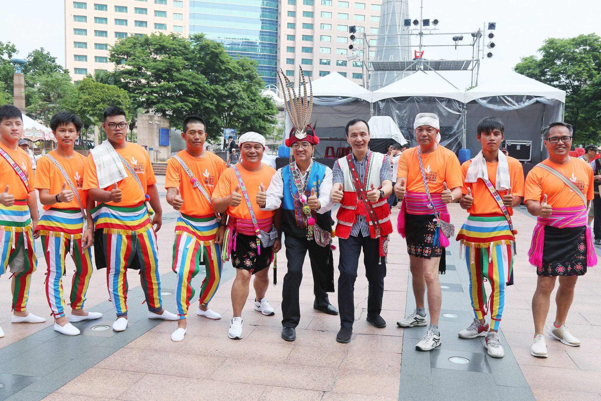 新北與關山號召族人返鄉參加豐年祭起跑出發