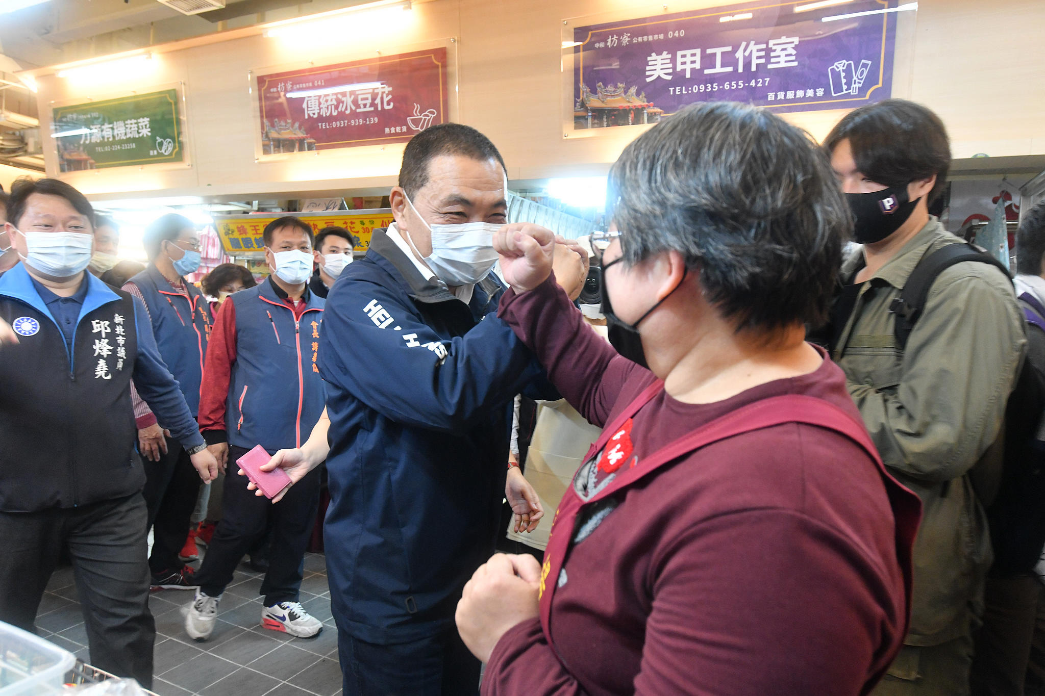 感謝在地的里民和攤商能彼此體諒