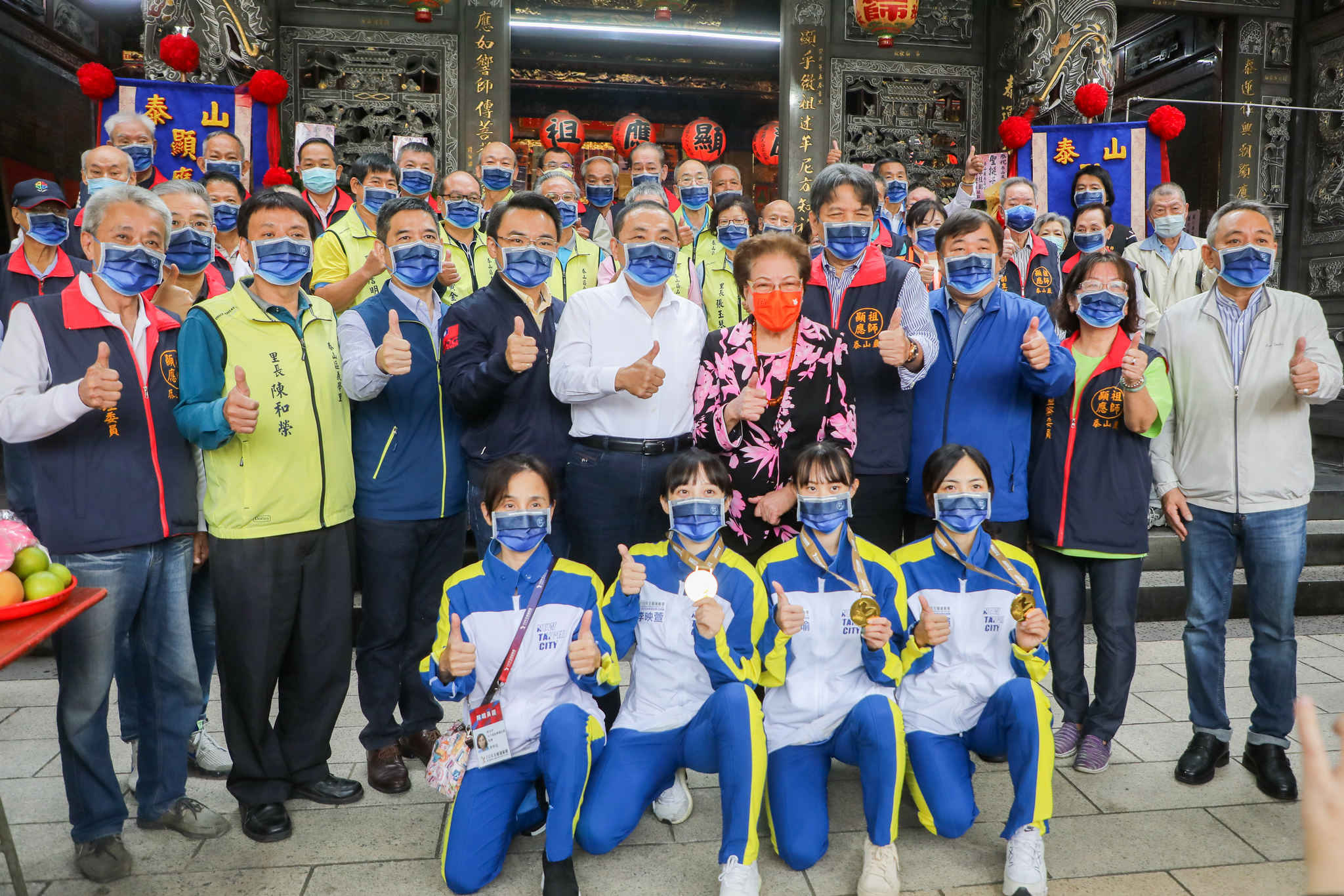 顯應祖師聖誕千秋，侯友宜市長至顯應祖師泰山巖祝壽祈福