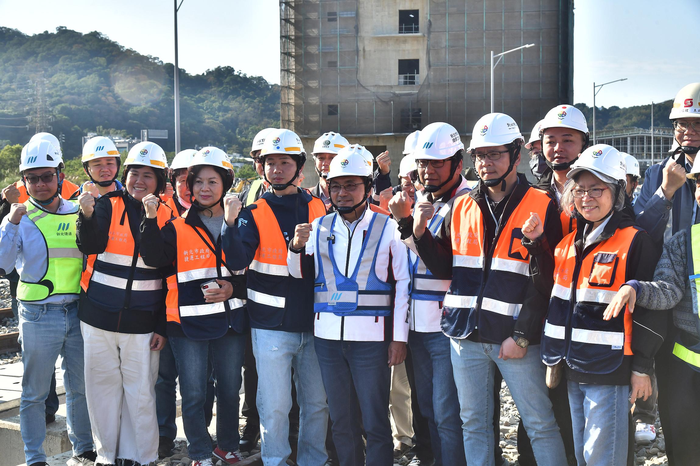 新聞花絮- 捷運三鶯線三峽機廠視察-新北市政府