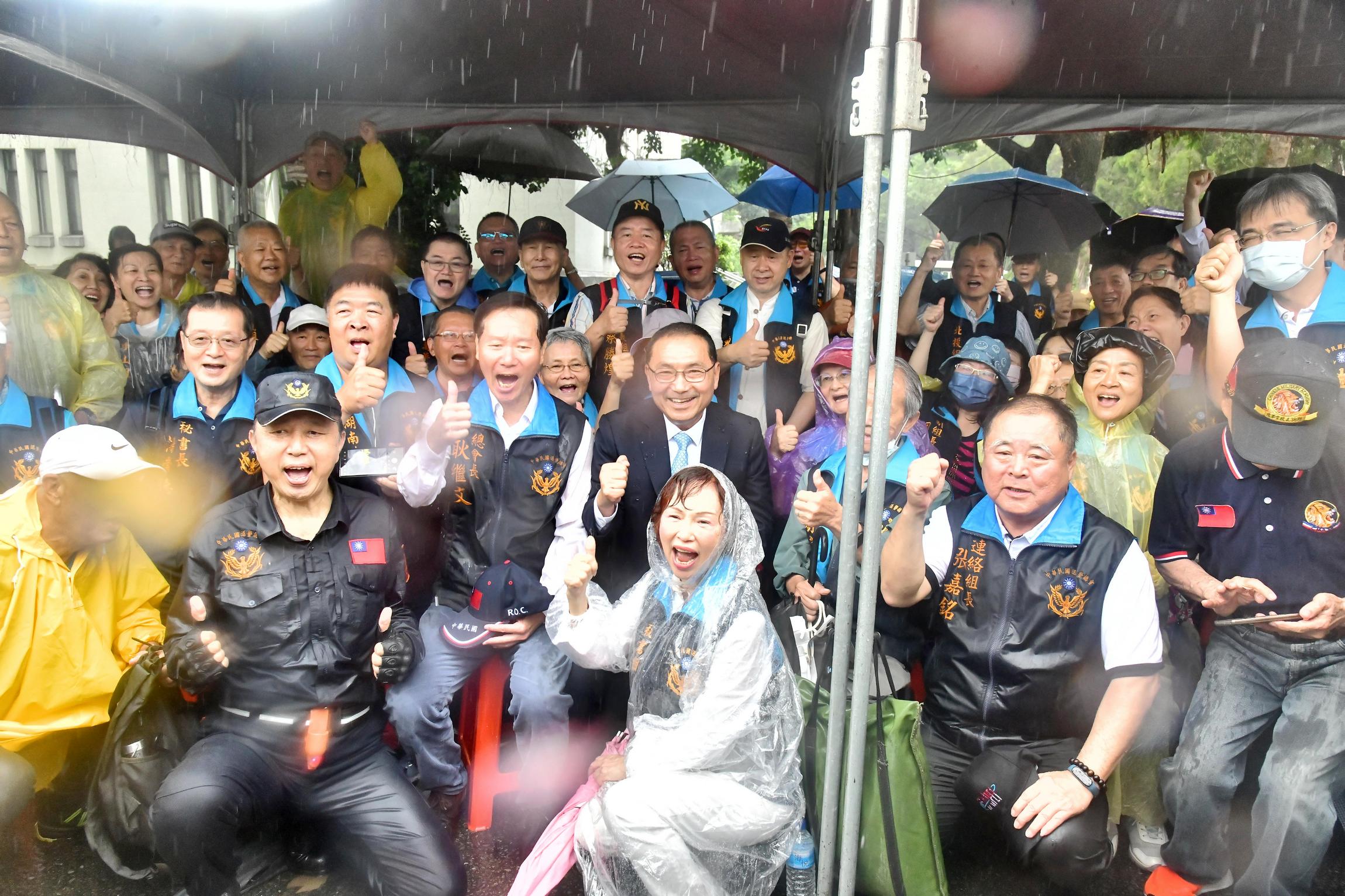 侯友宜感謝官兵弟兄們為國犧牲奉獻，讓人民能夠安居樂業