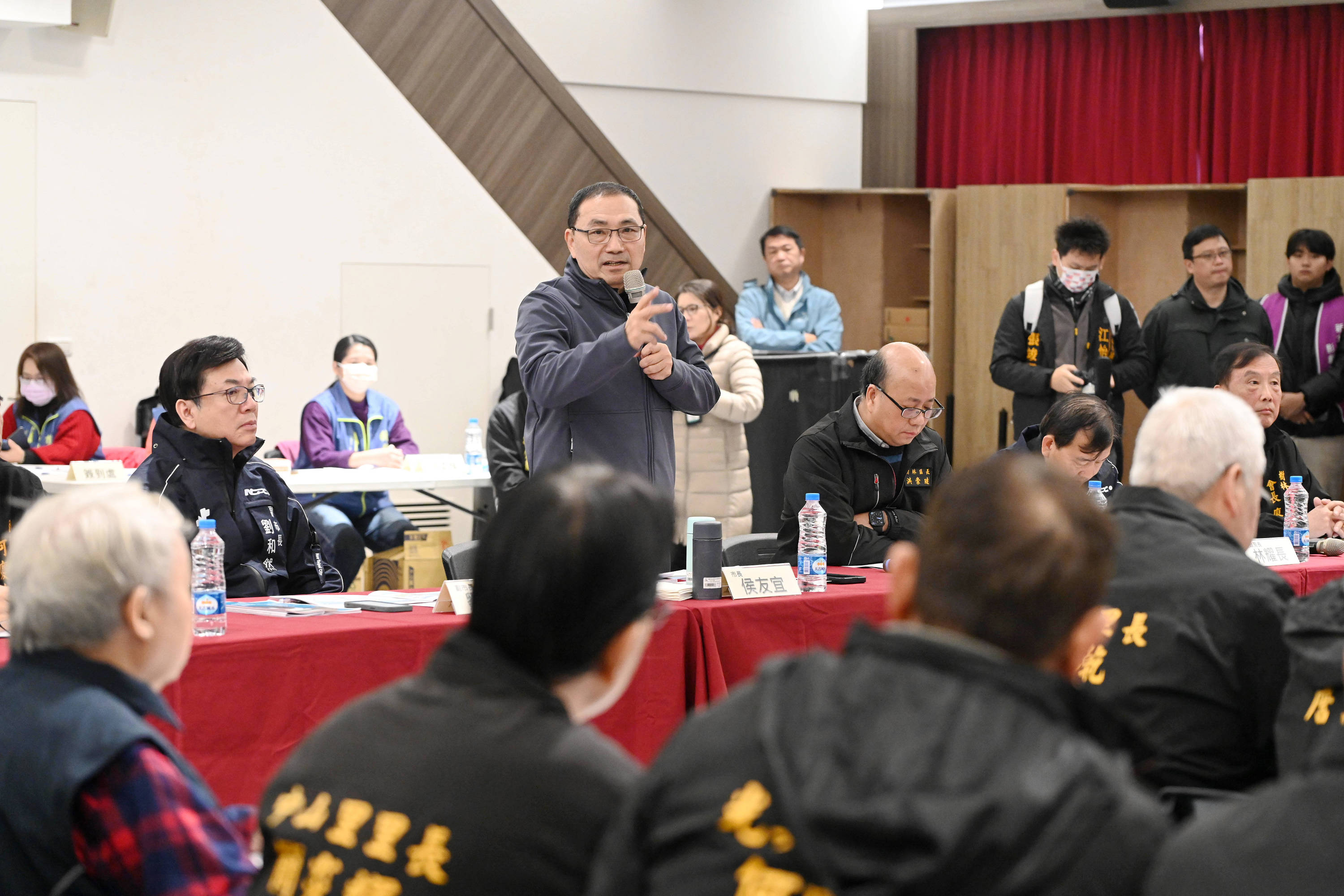 114年度新北市行動治理座談會今(10)日前進樹林，市長侯友宜期許加速樹林基礎建設，打造共榮生活圈