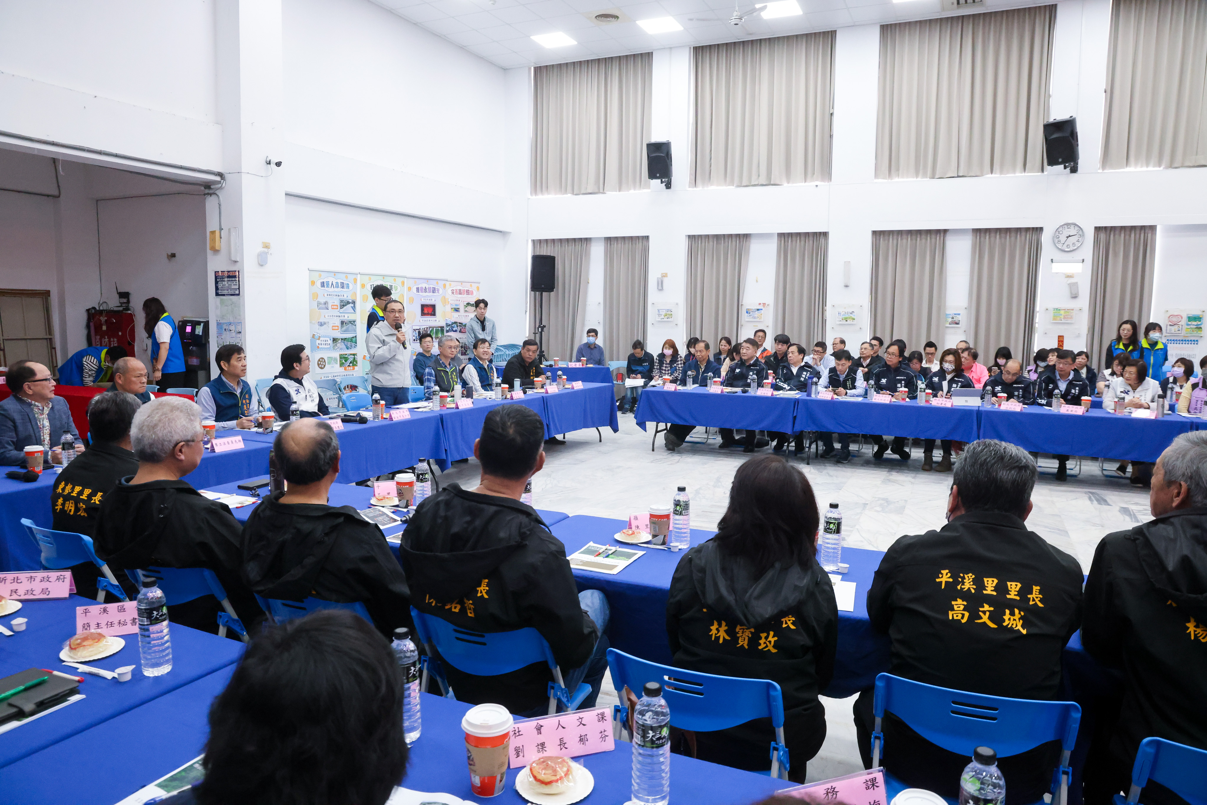 侯友宜今（12）日召開平溪區行動治理座談