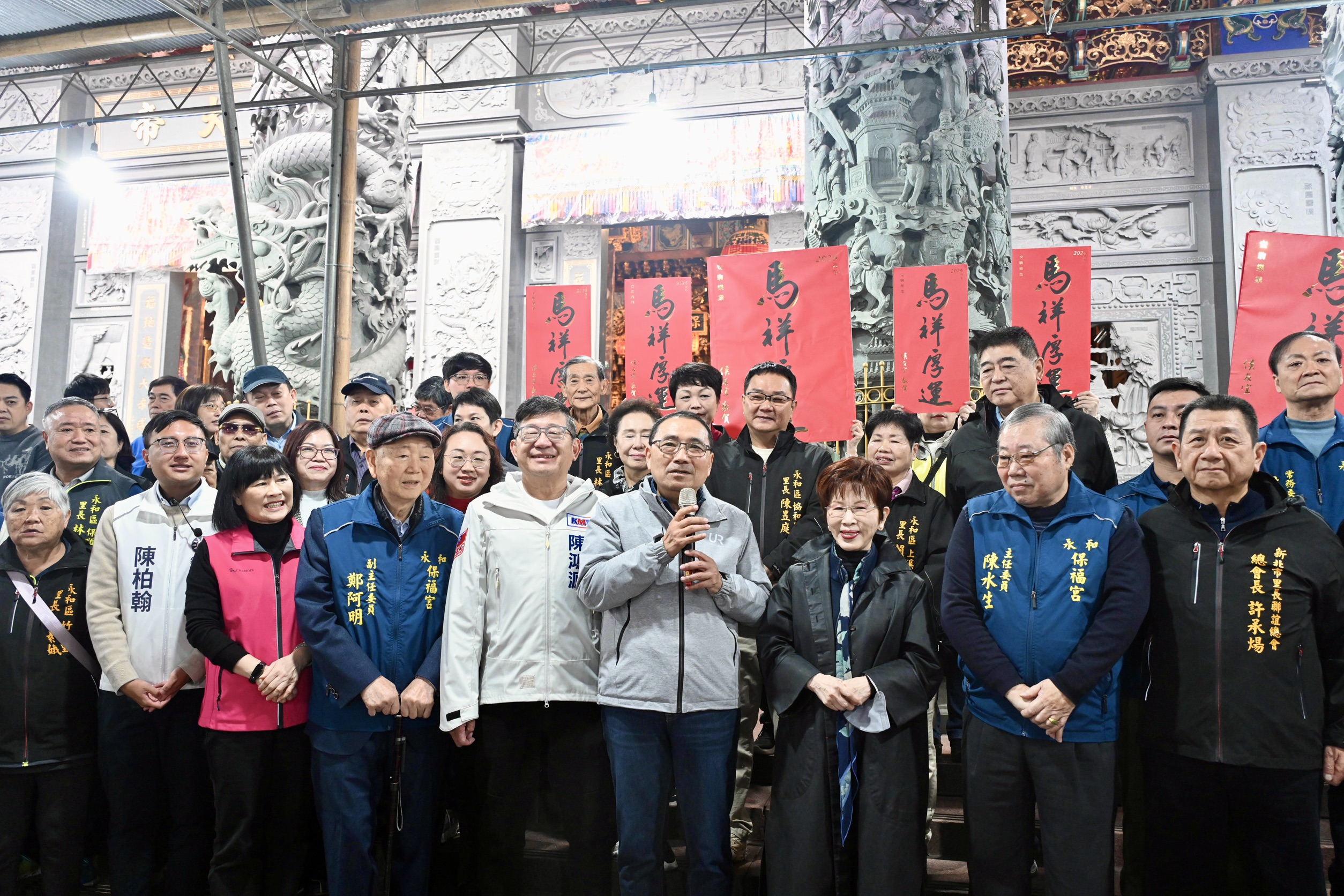 大年初四接神 侯友宜土城、中和及永和參香祈福