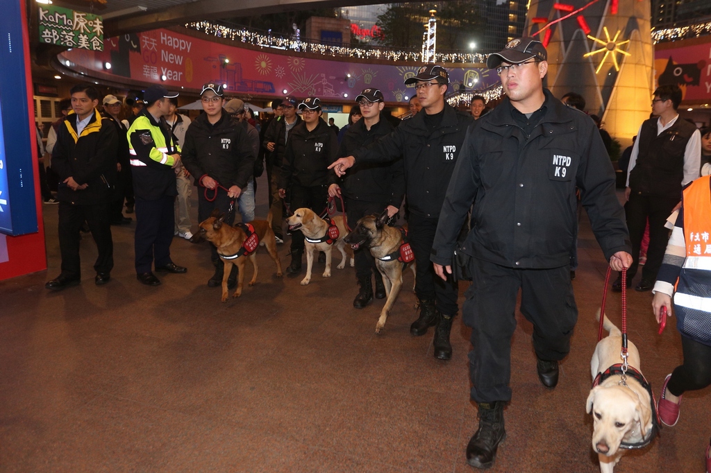 新北警犬隊加入巡邏維安，維護旅客疏運安全
